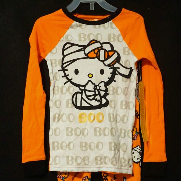 Hello Kitty Long Sleeve Pant Set of Pajamas Mummy Hello Kitty Girl’s Size 6 - Picture 2 of 4